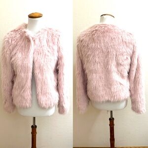 Pink Faux Fur Jacket